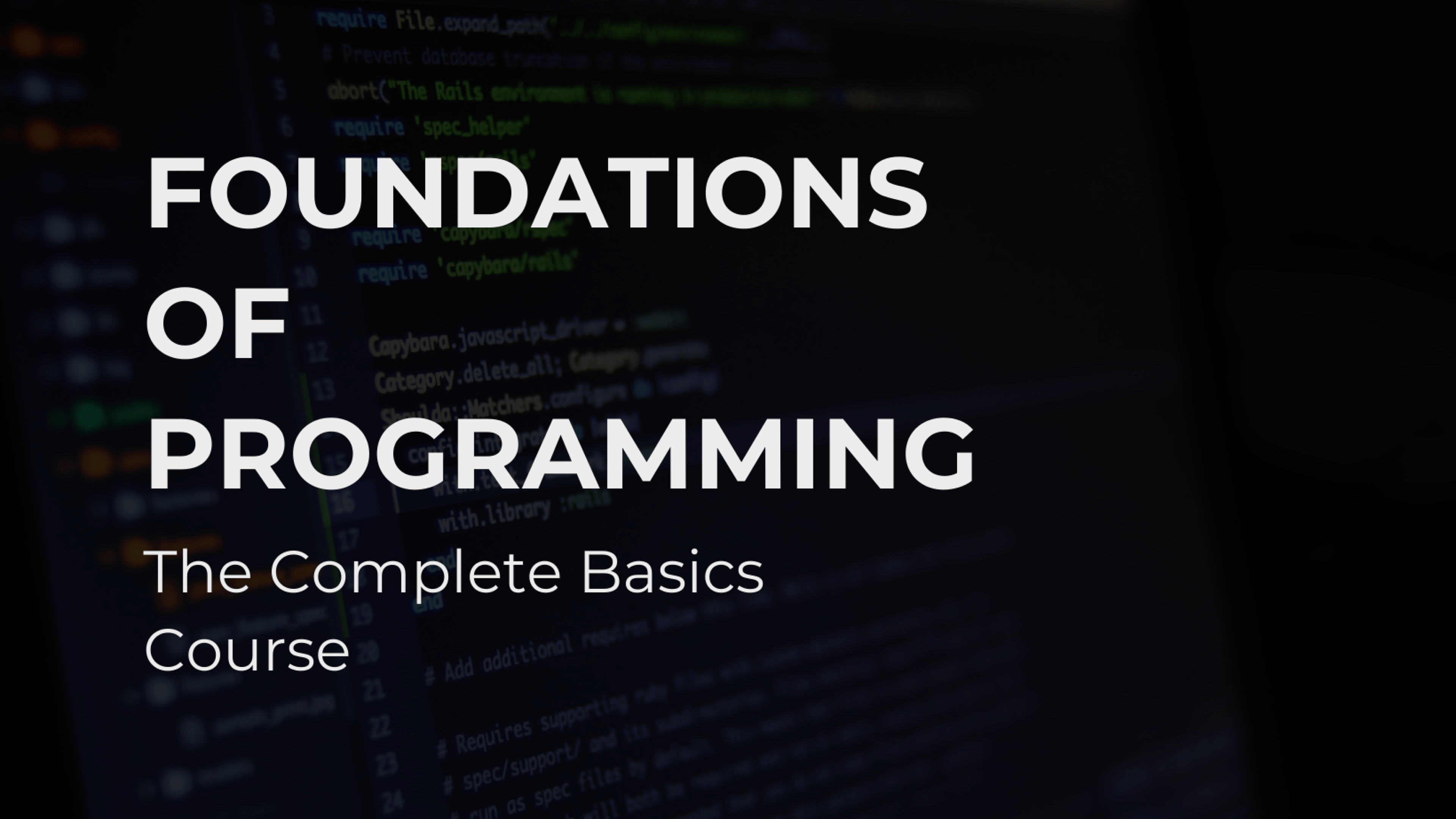Fundamentals course image